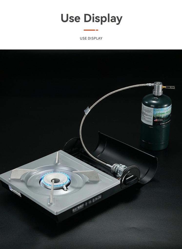 CAMPINGMOON Z59-CB Outdoor Camping Supplies Picnic Stove Accessories Propane Voltage Regulator Card Extension Tube