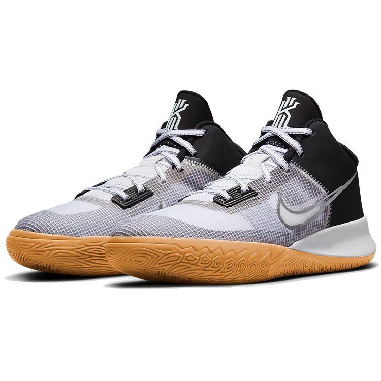 Nike Kyrie Flytrap 4 EP Черные крутые серые мужские кроссовки Белая резинка-светло-коричневый металлик-холодный-серый CT1973-006