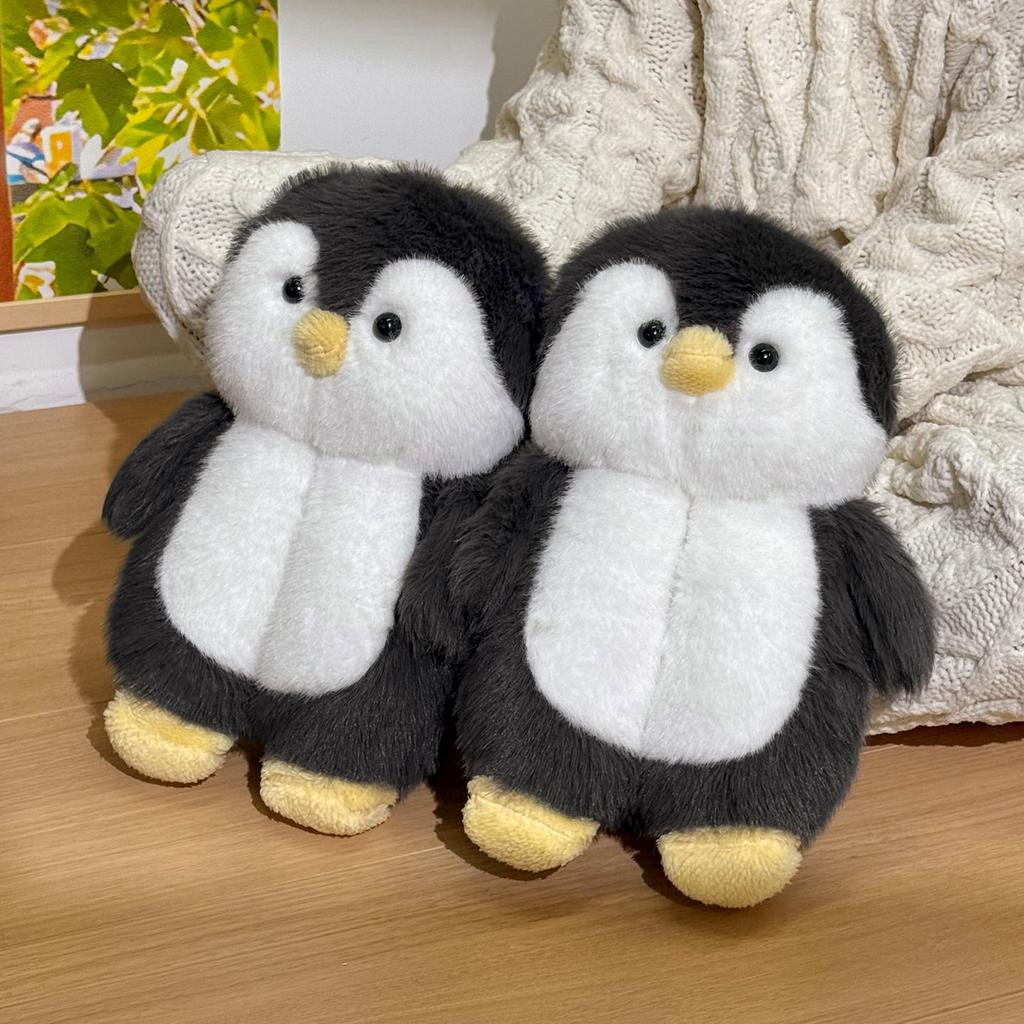 Cute penguin cotton slippers women's winter bag and new indoor home non-slip warm plush cotton shoes winter