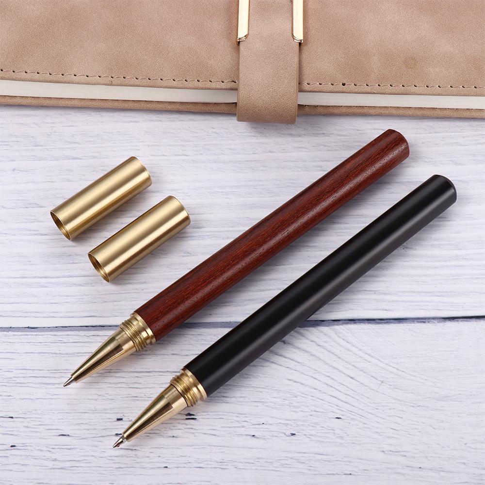 Office Supplies Ballpoint Black Refill Wood Rollerball Pen Brass Pen Metal Gel Pen Roller Ball Pen