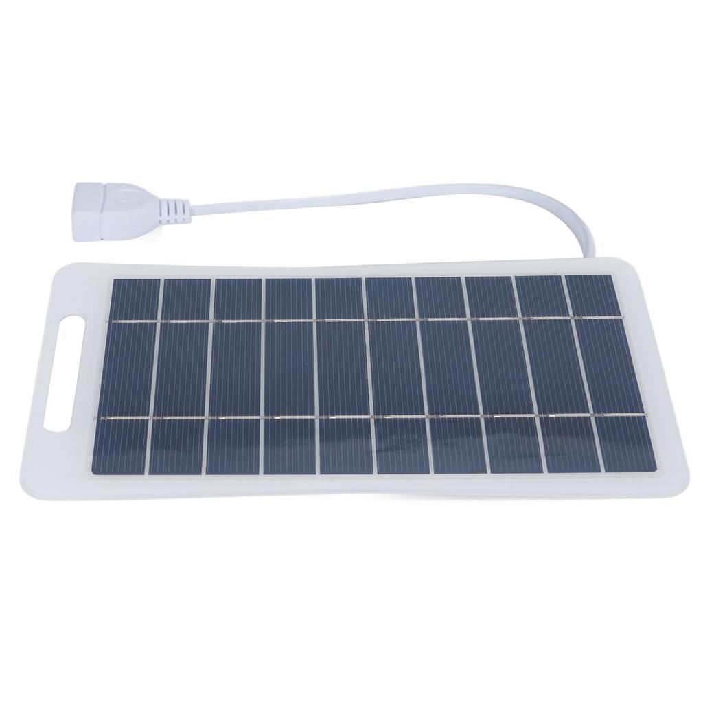 Portable Solar Panel Monocrystalline Silicon USB Solar Charging Panel for Outdoor RV Camping Hiking