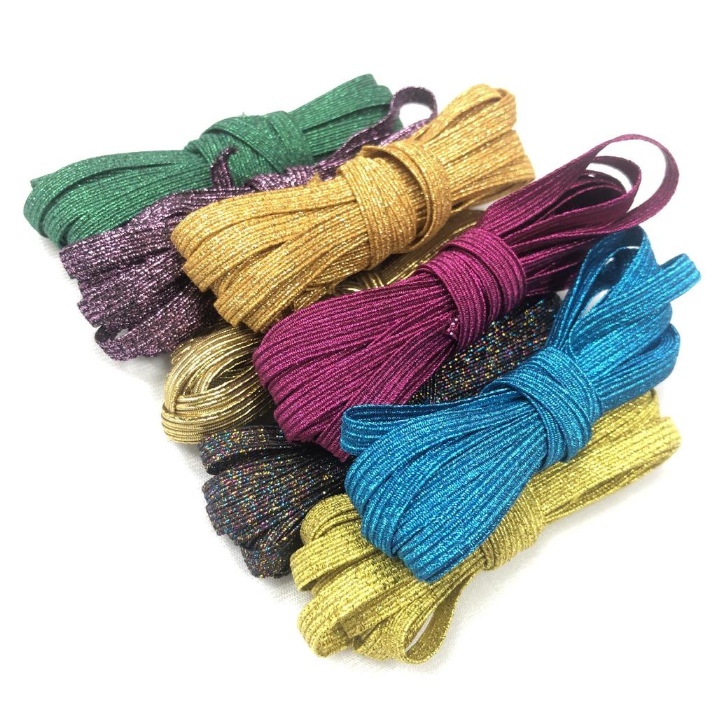 Эластичная плоская резинка - 300 цветов, заказ 1 рулон