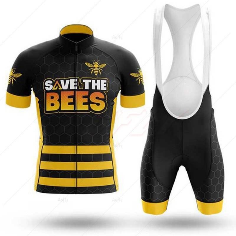 2023 New Summer Cartoon Short Sleeve Professional Bicycle Cycling Suit Set Breathable Quick-drying Drawing Design