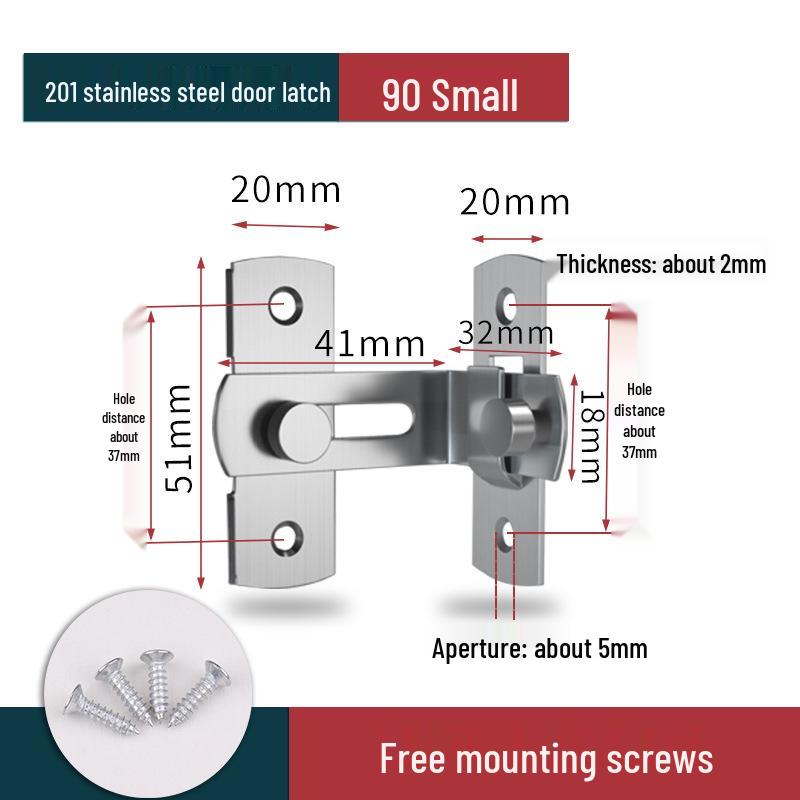 Защелка для раздвижной двери в старинном стиле без сверления и противоугонный болт