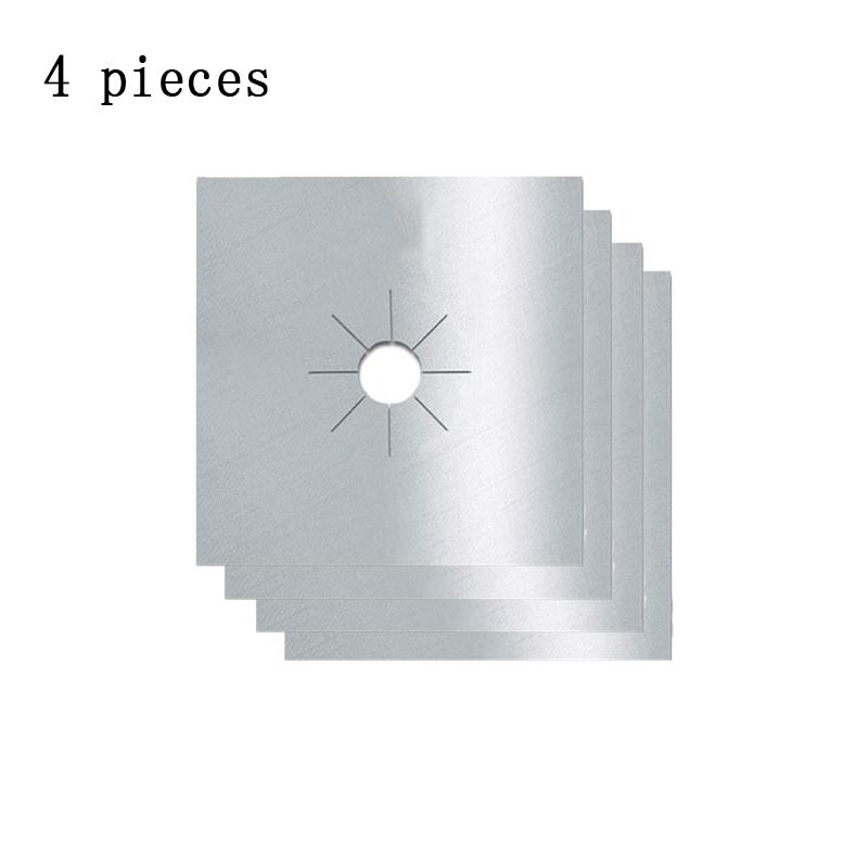 4 шт. 27 см защитная накладка для поверхности газовой плиты моющаяся устойчивая к маслу и грязи кухонные принадлежности для уборки