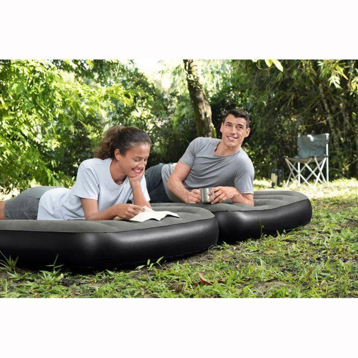 Matelas gonflable 3 en 1 - BESTWAY - Tritech Connect and Rest - 188 x 99 x 25 cm