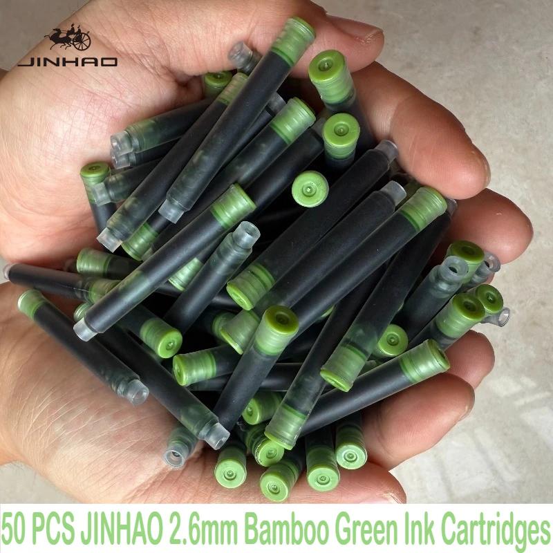 JINHAO 50/12 ШТ. 12 Цветов 2,6 мм/3,4 мм Картриджи для перьевых ручек Чернила Школьные Офисные Принадлежности Канцелярские товары Для Majohn Hongdian