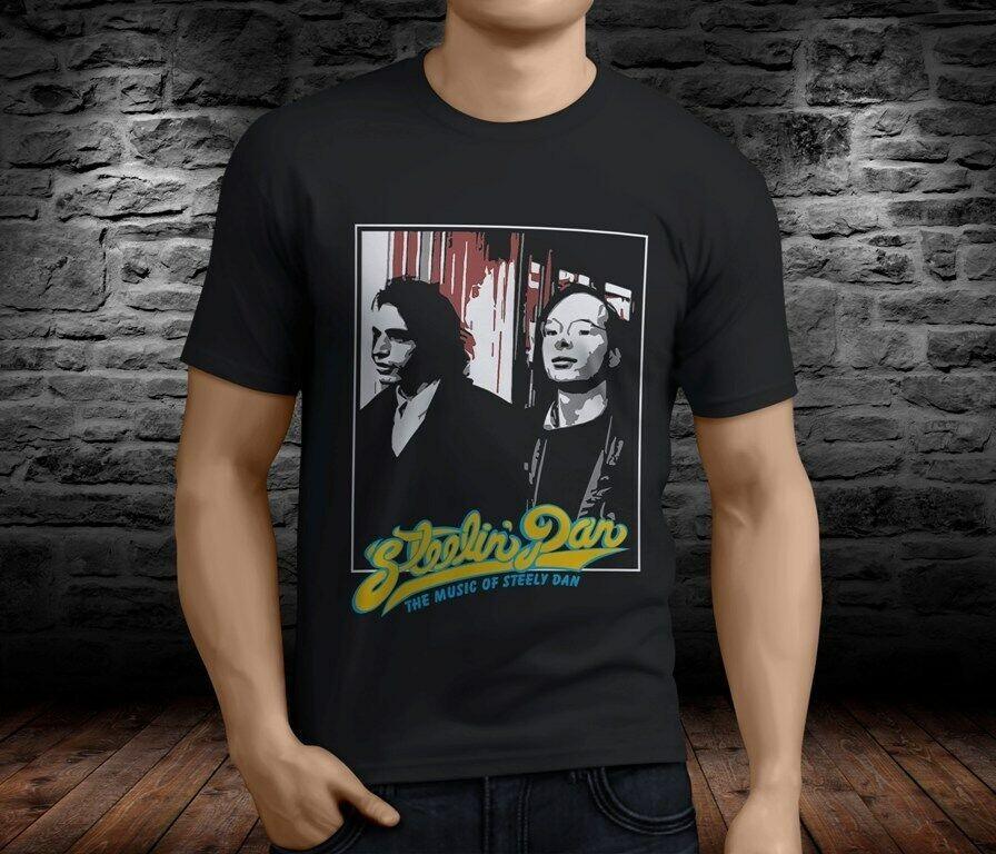 New Popular Steely Dan Shirt Jazz RocK Tour Black Men All Size T-shirt Unisex T-Shirt