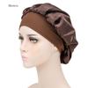 Elastic Satin Bonnet Hat Breathable Hair Bonnet Hat Fashion Head Cover  for Men Women