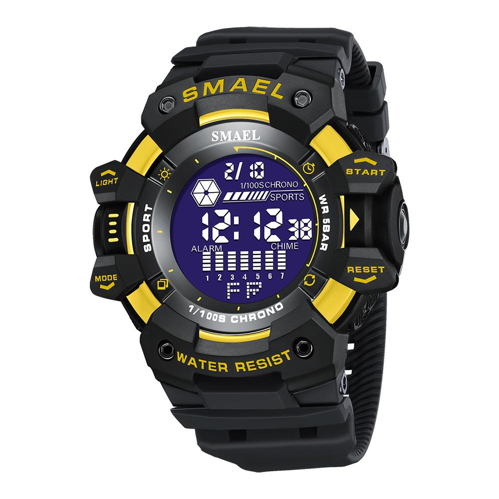 Smael 8050 Electronic Men's Digital Wrist Watches Waterproof Week Display Chronograph Men Digital Watches for Relojes De Hombre