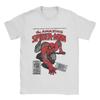 Spider-man Spiderman Movie Retro Comic Men T Shirts Creative Tees Round Neck T-Shirt 100% Cotton Birthday Present Tops#Color(3)