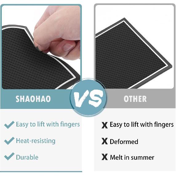 SHAOHAO for 2025 2026 Toyoa Corolla Cross Center Console Mats for 2022-2024 2025 2026 Toyota Corolla Cross Accessories (L/LE/XLE/Hybrid S/Hybrid