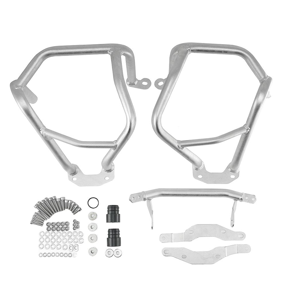 Motorcycle Stainless Steel Upper Highway Engine Guard Crash Bar Lower Bumper Frame Protection For BMW R1200GS 2013-2019 GS1200 R