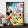 Disney Mickey Mouse Donald Duck Snow White castle diamond painting handmade diy mosaic art painting kit home decoration