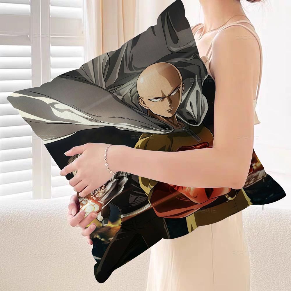 Аниме One Punch Man Кленовый Дизайн Наволочка Счастливый Осенний Урожай Декор Праздничный Декорация Наволочка