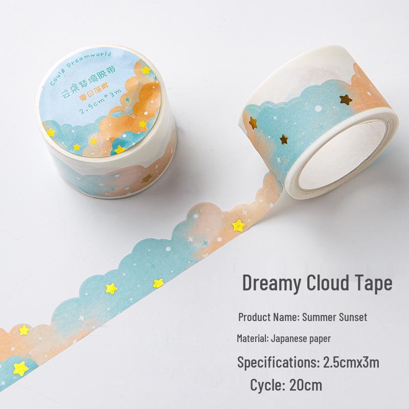 Декоративный малярный скотч Washi Tape - Декоративная наклейка для журнала, рулон