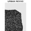 Женский трикотажный топ без рукавов UR 2024 Осень/Зима в стиле Old Money с текстурой и прилегающего силуэта