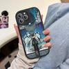Классический аниме K-kaiju No8 Кожаный чехол для телефона для iPhone 16 15 14 13 12 11 Pro Max Plus Ударопрочный чехол