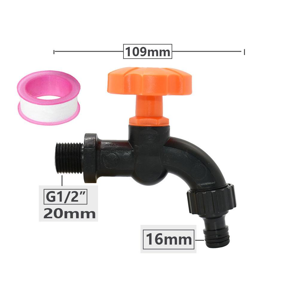 Адаптер для крана с резьбой 1/2 3/4 дюйма S60 IBC для резервуара с водой, аквариума, сменный дренажный фитинг, клапан для садового крана
