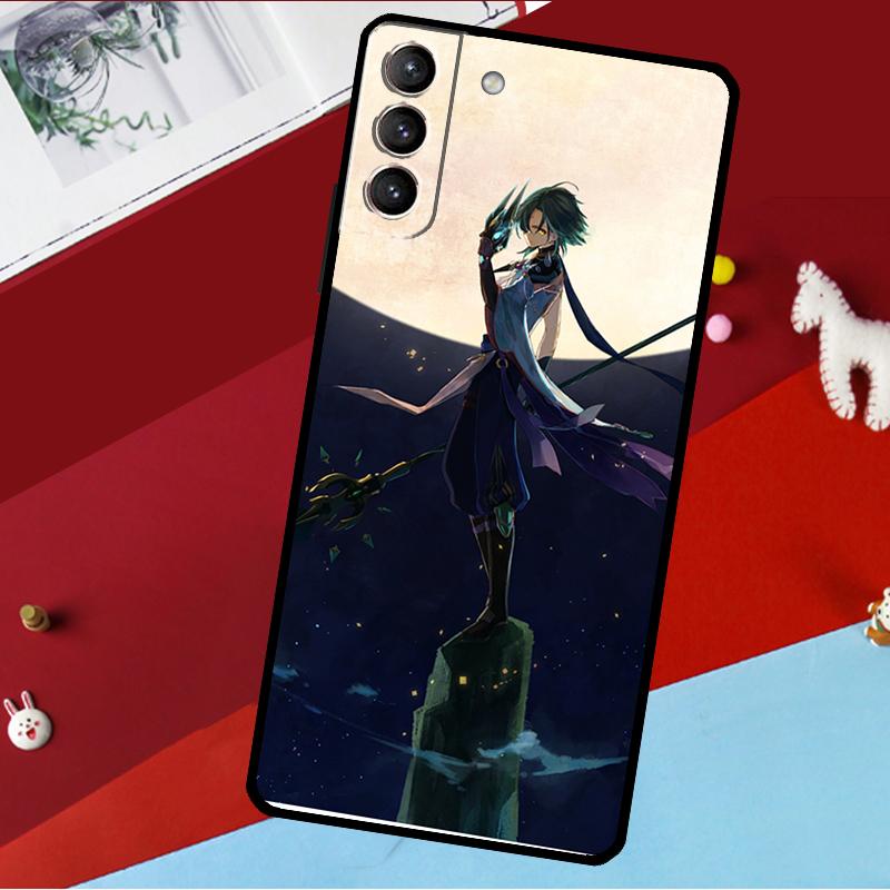 Чехол Genshin Impact Сяо для Samsung Galaxy S26 S25 S24 S22 S23 Ultra Plus S20 S21 FE S9 S10 S25 FE