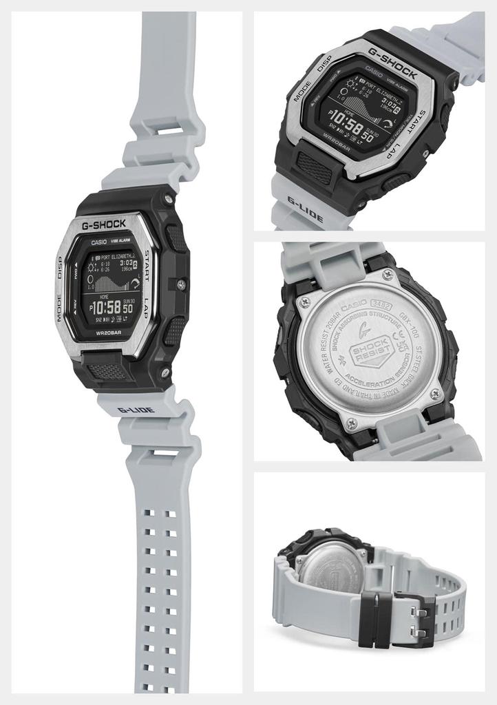 Bluetooth-часы серые [Casio] G-Shock G-LIDE GBX-100TT-8JF мужские