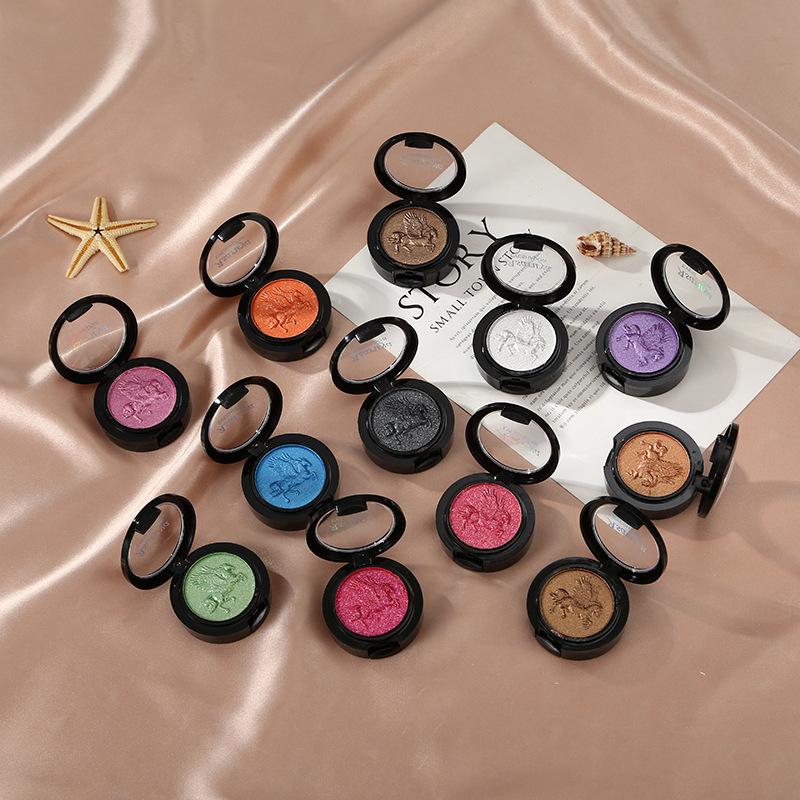 Monochromatic Spirit Eyes Noble Pegasus Eyeshadow Colored Pearlescent Brightening Fine Flash Contouring Eyeshadow Palette