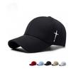 Spring New Side Embroidered Water Drop Cross Sports Cap Men and Women Show Their Faces Small Youth Sunshade Baseball Cap