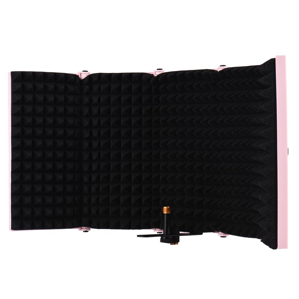 5-дверный профессиональный студийный микрофон для записи, изолирующий экран, складной поп-фильтр, микрофон, ветер