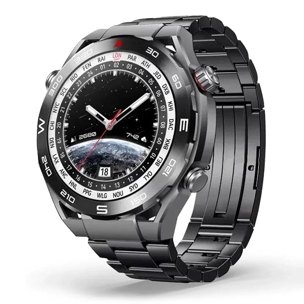 22-миллиметровый титановый ремешок для Huawei Watch 5 46 мм 4 4 Pro, металлический браслет для Huawei Watch GT2 GT3 GT4 GT5 Pro 46 мм
