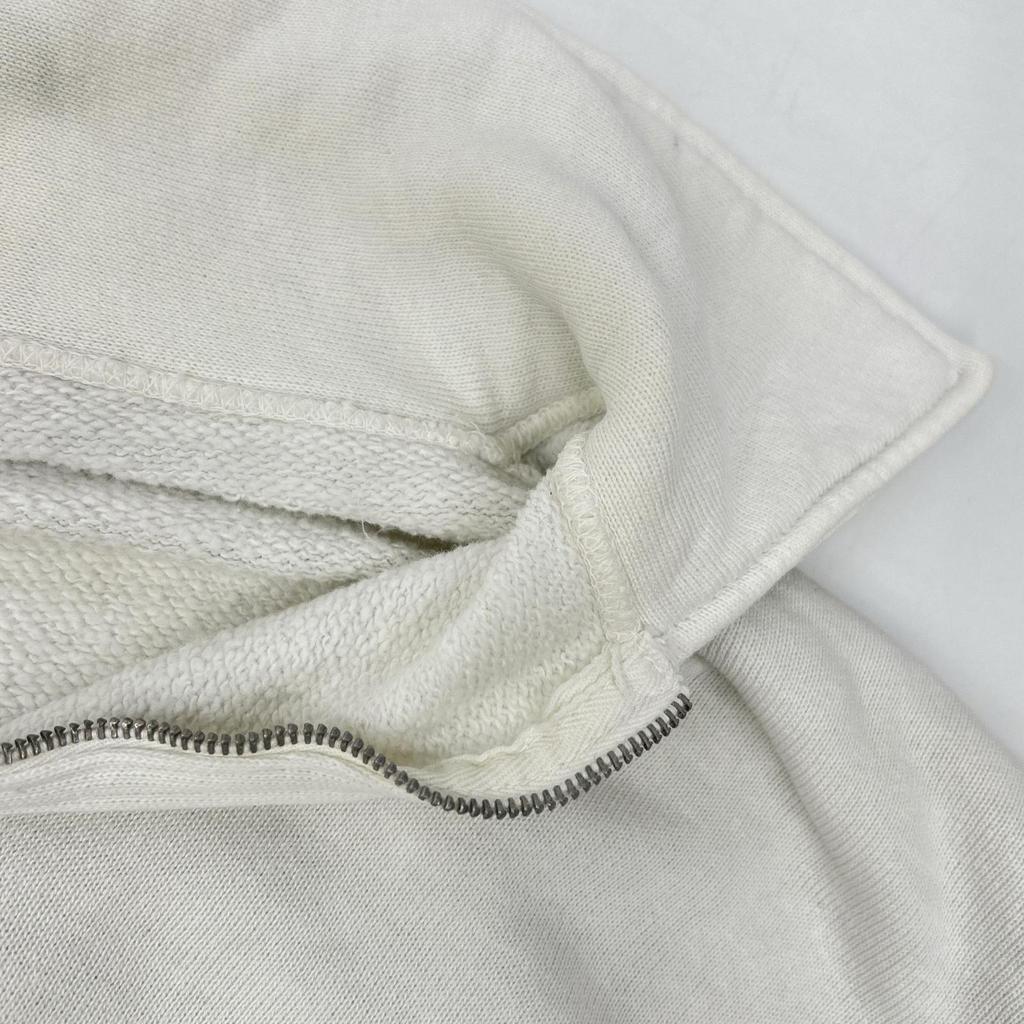 Champion 50s-60s lowercase lettering, Engineers Club half-zip sweatshirt, Falcon single-prong zipper. tops XL whiteUsed