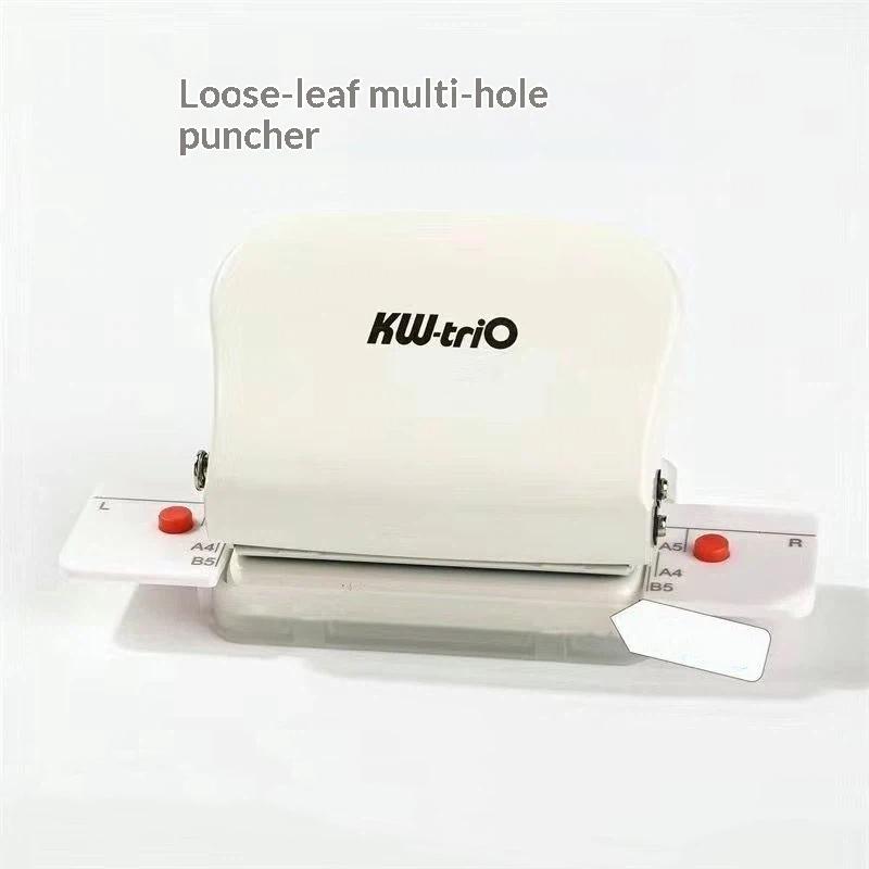[TG835]Kw-Trio 6 Hole Hole Puncher 6mm Round Holes Suitable For A4 A5 And B5 Loose Leaf Notebooks Binding Paper
