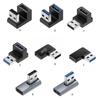 Угловой USB 3.0 Male to Female удлинитель, 90 градусов, вверх/вниз, для ПК