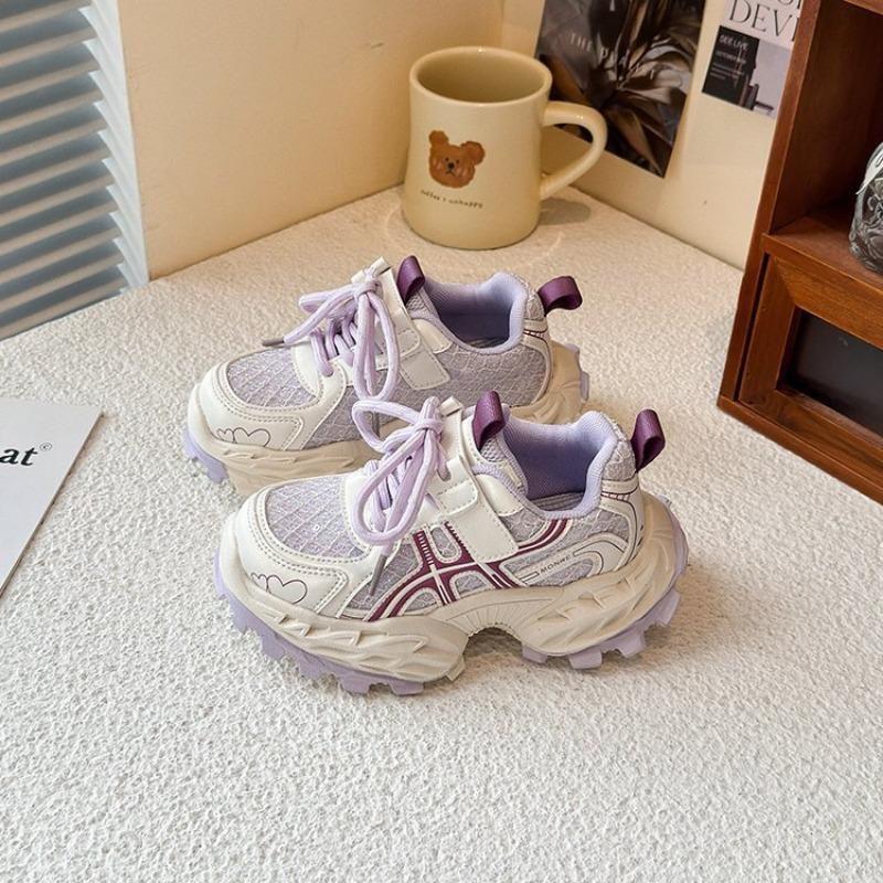 Детская сетчатая спортивная обувь дышащая студенческая беговая обувь модные кроссовки на мягкой подошве детская нескользящая повседневная обувь