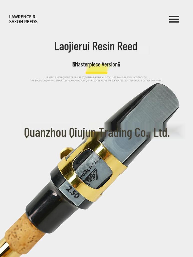 Laojierui Durable Synthetic Resin Saxophone Reed for Alto, Tenor, & Soprano