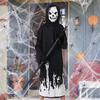 Halloween Grim Reaper Costume for Kids Glow-in-the-Dark Cosplay Outfit