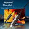 Кабель-адаптер Kaiboer USB-C на HDMI 2.1 Оптоволоконный