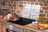 СТЕКЛЯННАЯ ЗАЩИТНАЯ ПАНЕЛЬ ДЛЯ КУХНИ 2x35x52 ДЕРЕВО