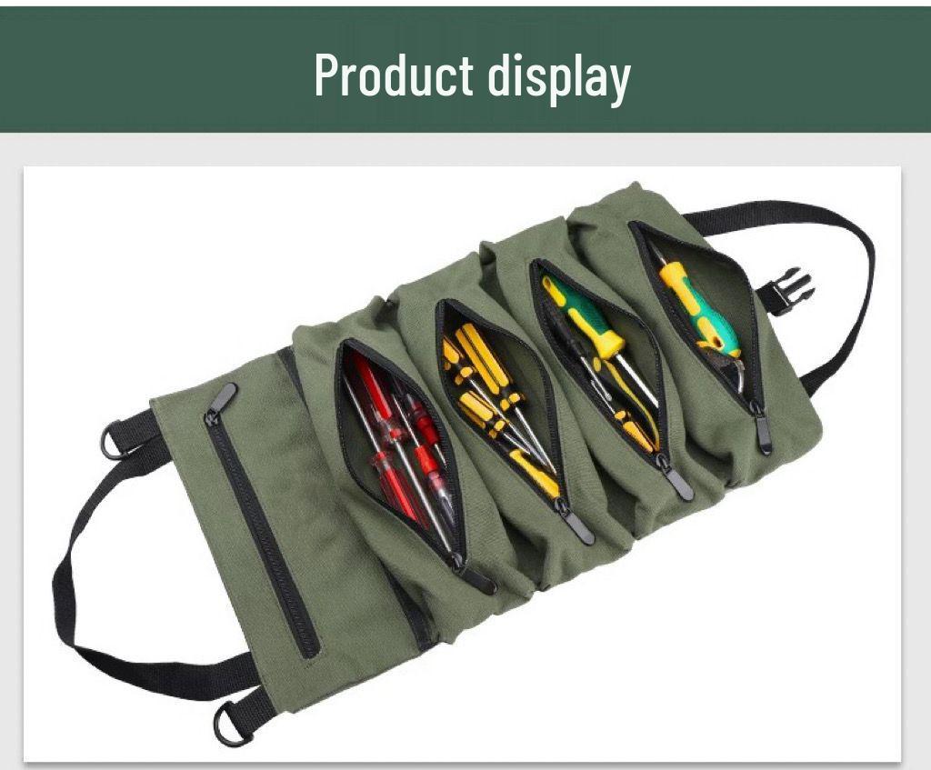 Durable Multifunctional Electrician's Tool Storage Canvas Bag