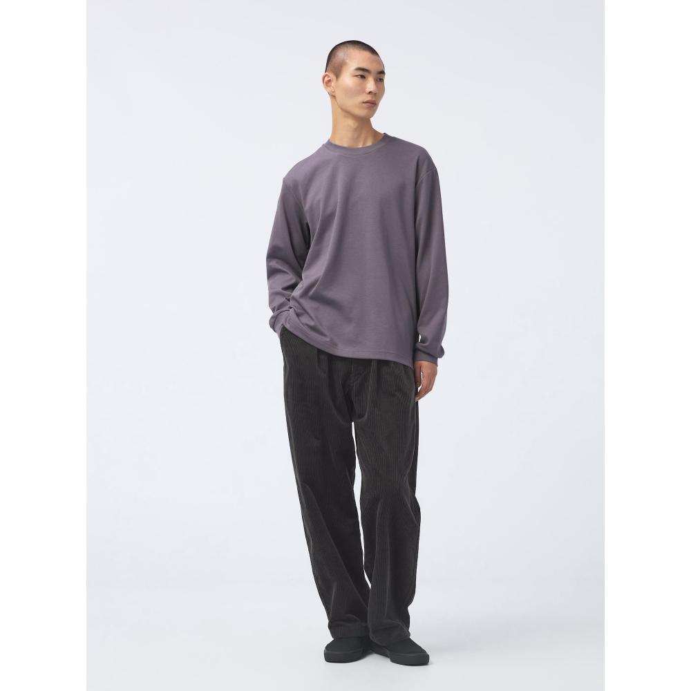Uniqlo Футболка Airism Cotton Crewneck с длинным рукавом