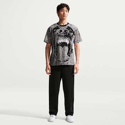 Nike T Shirts Men's Black Crew Neck Moderate
