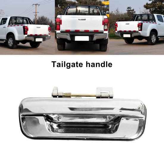 Износостойкая внешняя дверная ручка, портативная сменная ручка задней двери багажника серебристого цвета 8-97293765-2 для Chevrolet Colorado 2004-2011