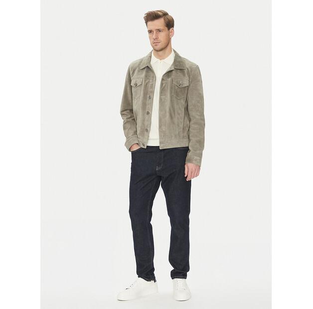 Куртка кожаная Serge Pariente Джинсы