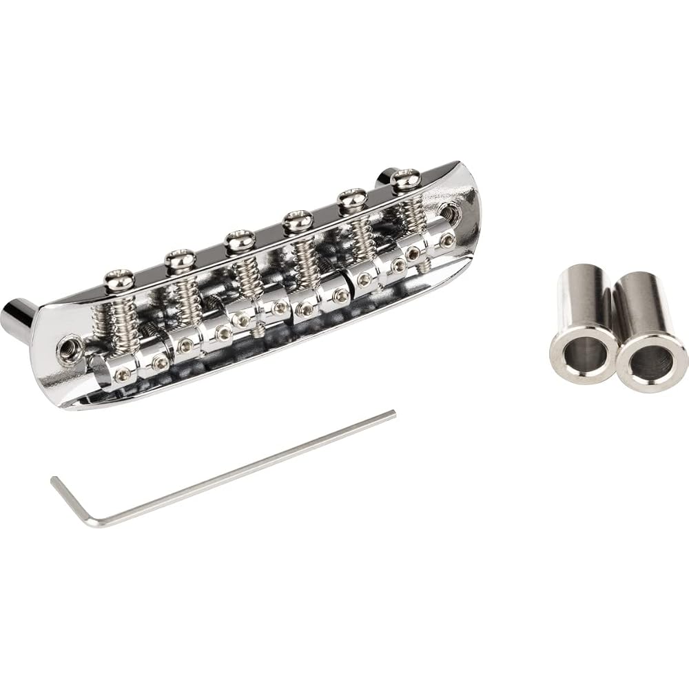 Fender/Mustang Fully-Adjustable Guitar Bridge Chrome