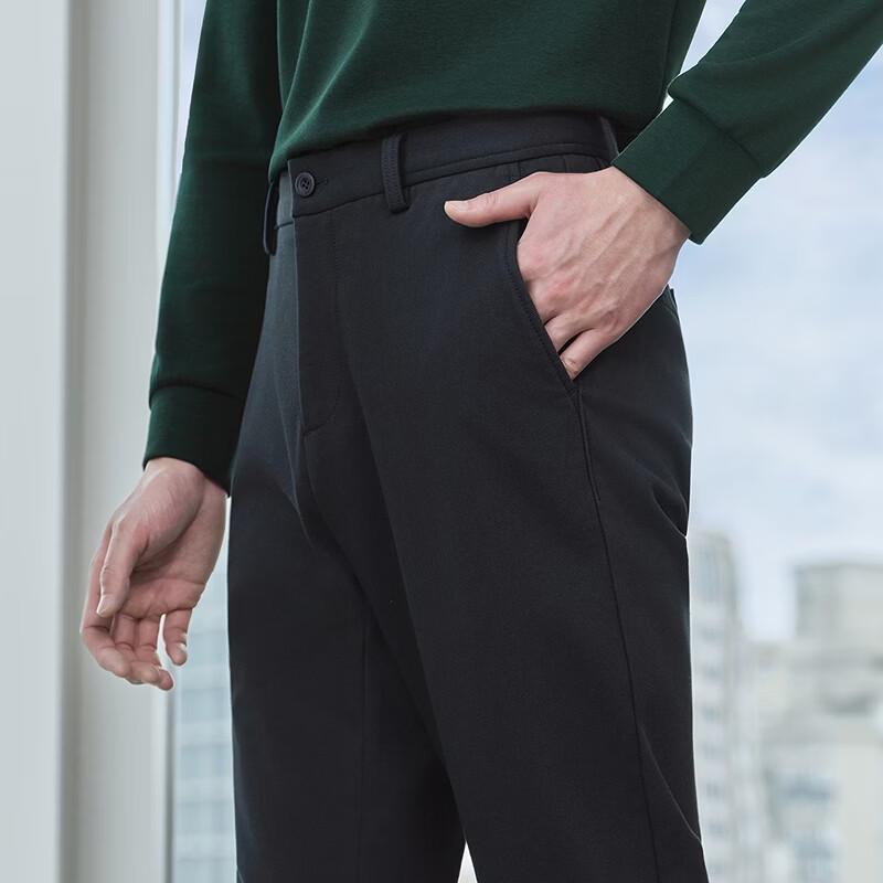 YOUNGOR Мужские брюки прямого кроя в стиле business casual