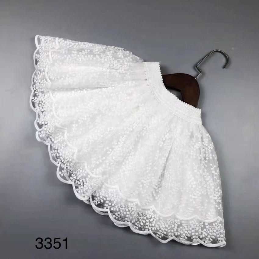 Детская кружевная пышная короткая юбка, юбка из марли для девочек, полуюбка, модная и универсальная короткая юбка для девочек