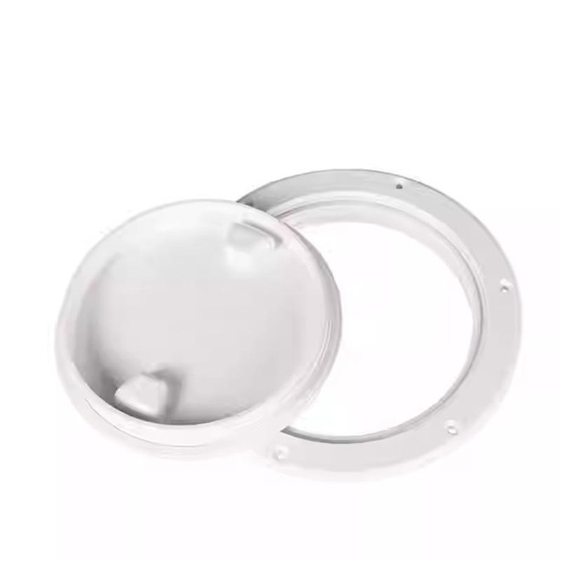 Крышки люков для палубы из морского АБС-пластика - 4, 6, 8 дюймов, белые инспекционные крышки для яхт и водяных баков