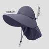 Breathable Sunscreen Cap Wide Brim Shawl Cap New Bucket Hat  Women