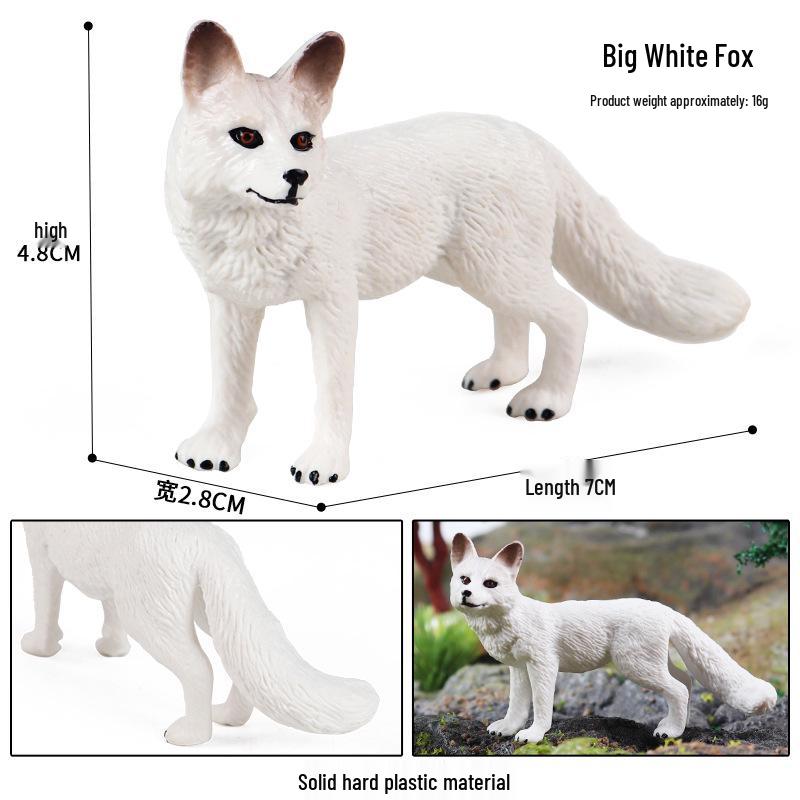 Realistic Arctic Animal Models Toys: Polar Bear, Beluga, Seal, Wolf, Snow Leopard, Penguin