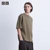 Uniqlo Футболка свободного кроя Airism CoTTon с круглым вырезом, часть 5 