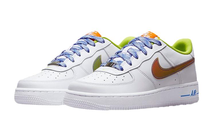 Nike Air Force 1 Low LV8 White Magma Orange GS DQ7767-100